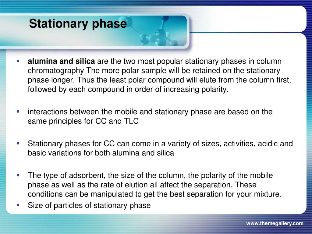 stationary phase