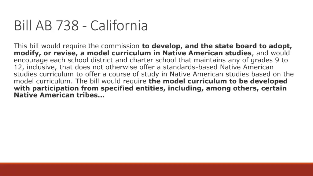 bill ab 738 california