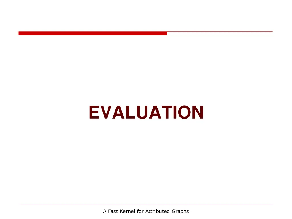 evaluation