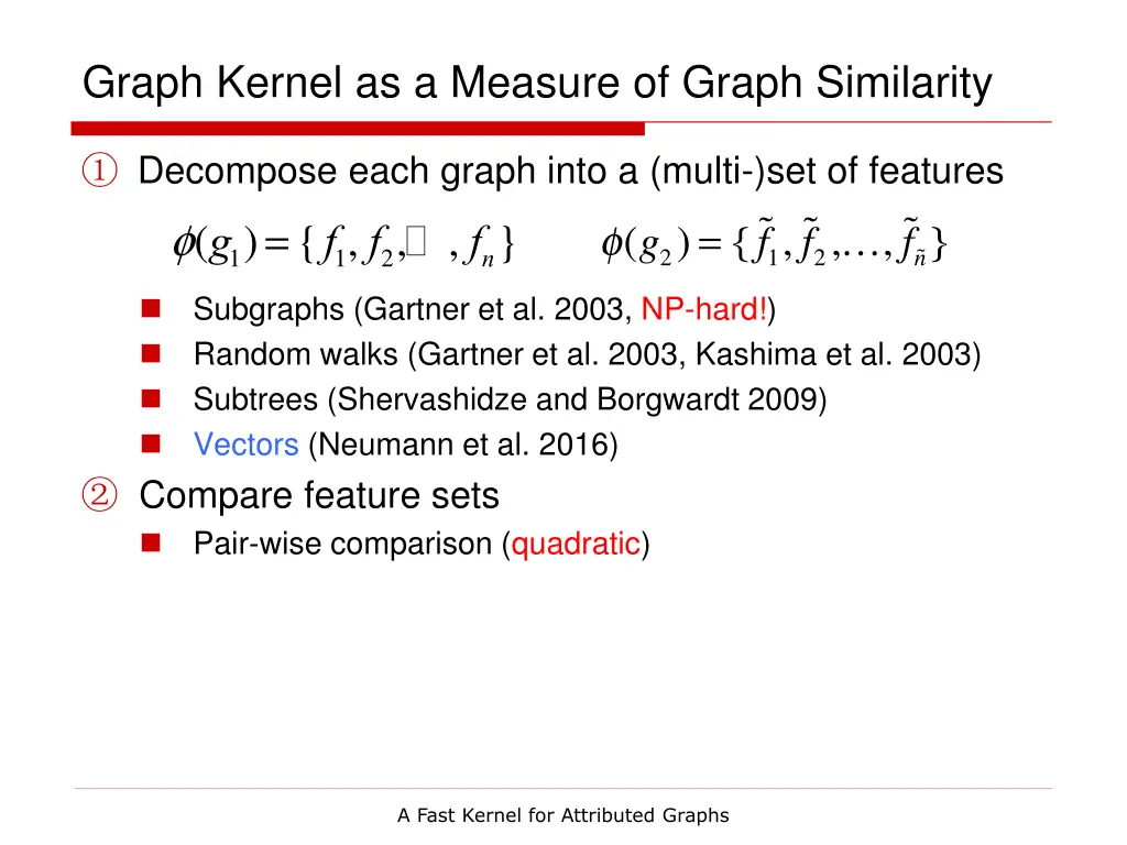 graph kernel as a measure of graph similarity 2