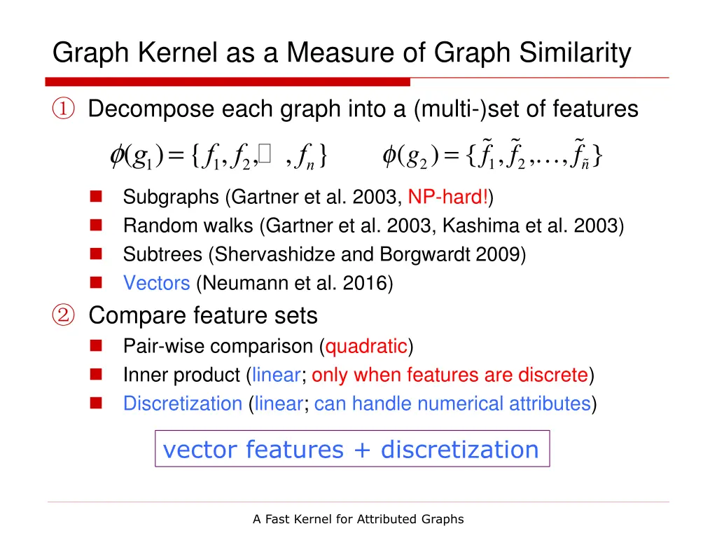 graph kernel as a measure of graph similarity 5
