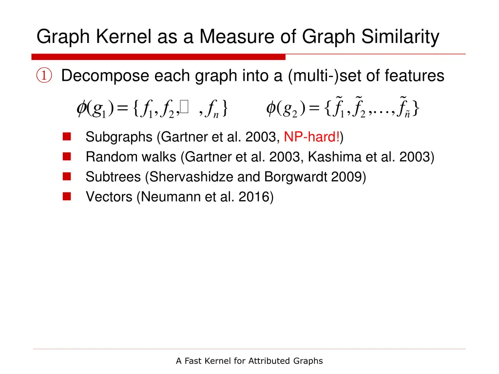 graph kernel as a measure of graph similarity