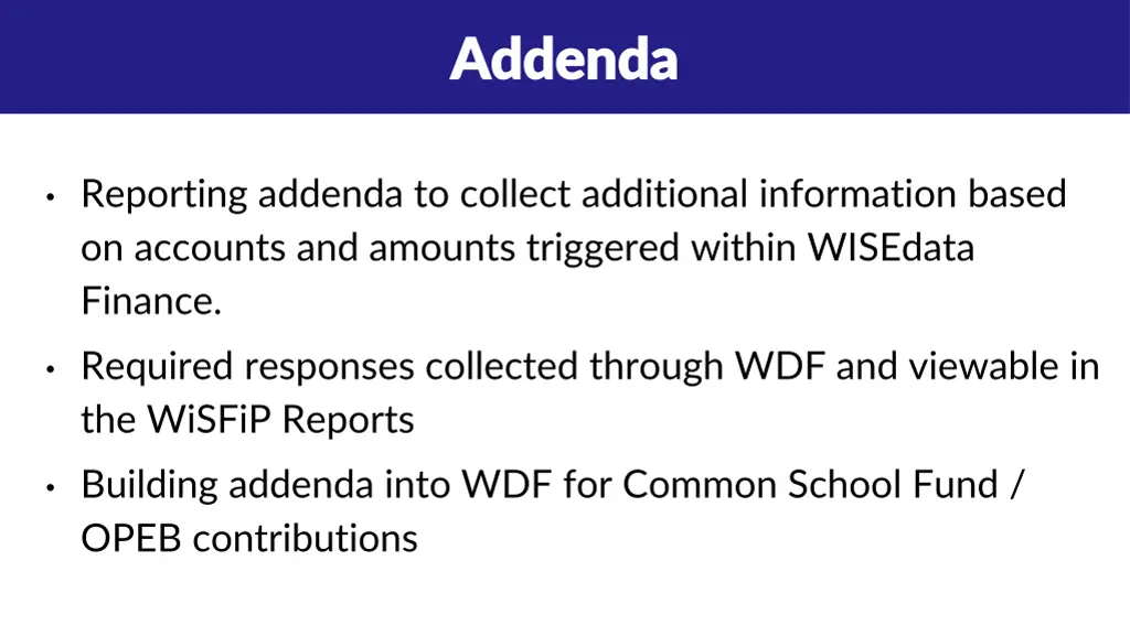 addenda addenda