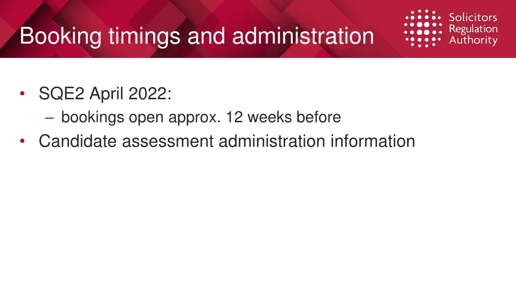 booking timings and administration 1