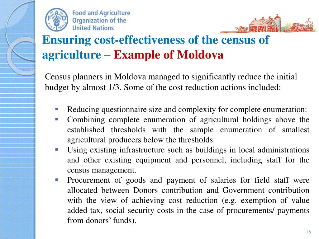 ensuring cost effectiveness of the census 2