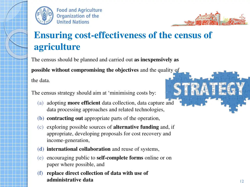 ensuring cost effectiveness of the census
