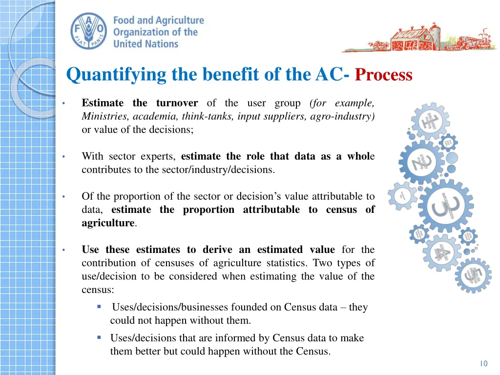 quantifying the benefit of the ac process
