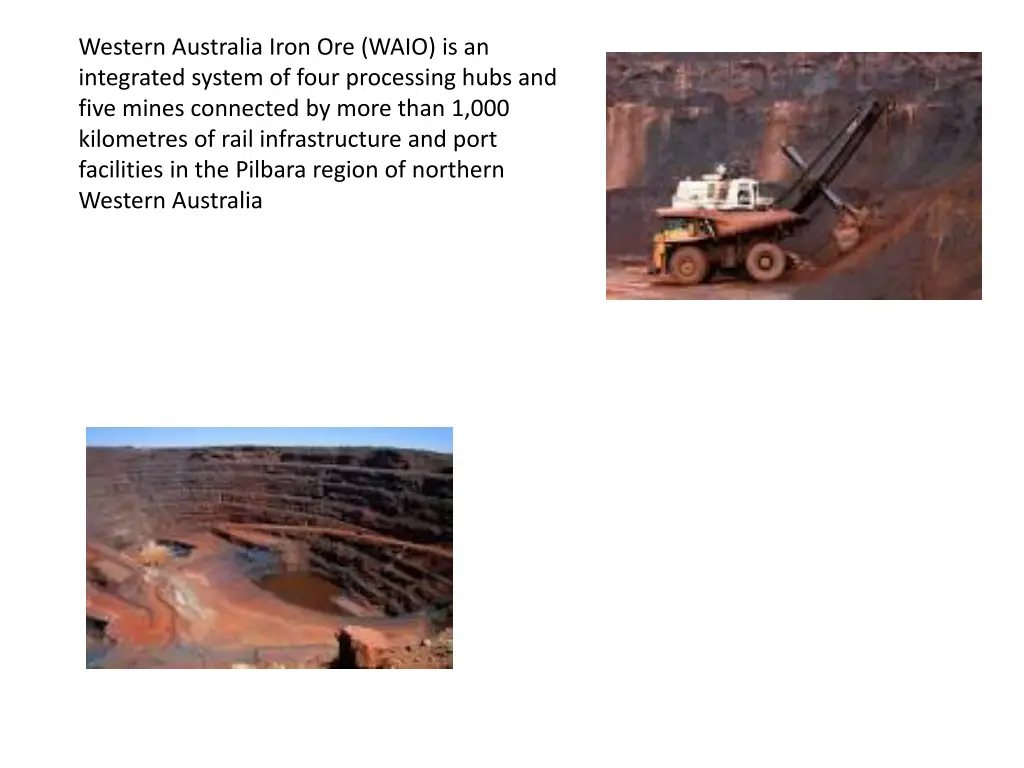 western australia iron ore waio is an integrated