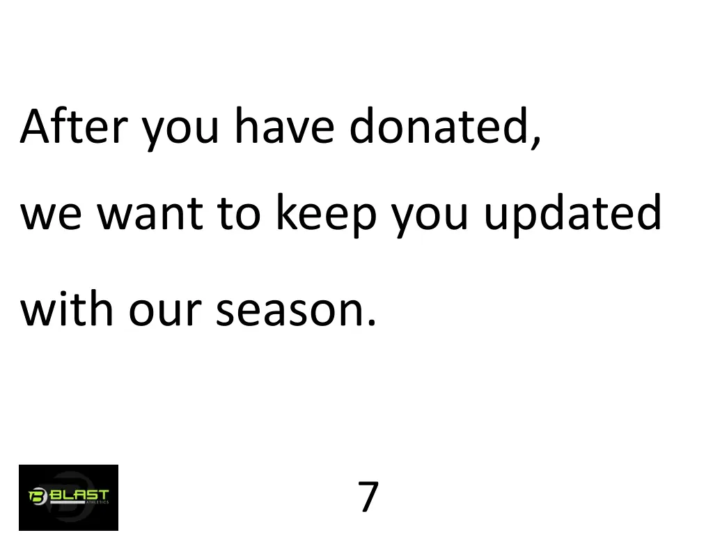 after you have donated