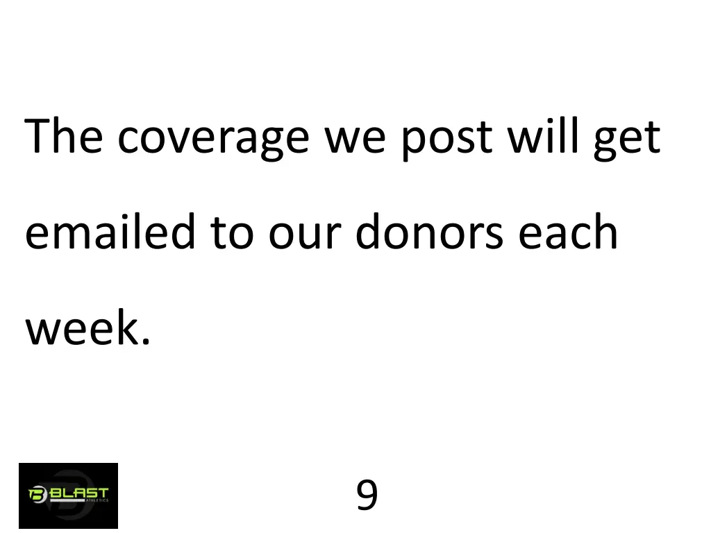 the coverage we post will get