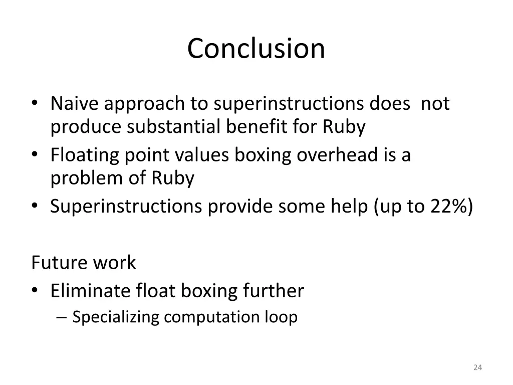 conclusion
