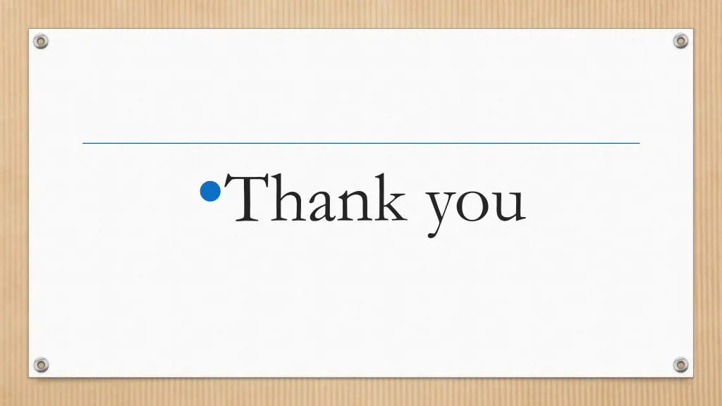 thank you