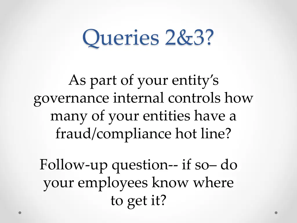 queries 2 3