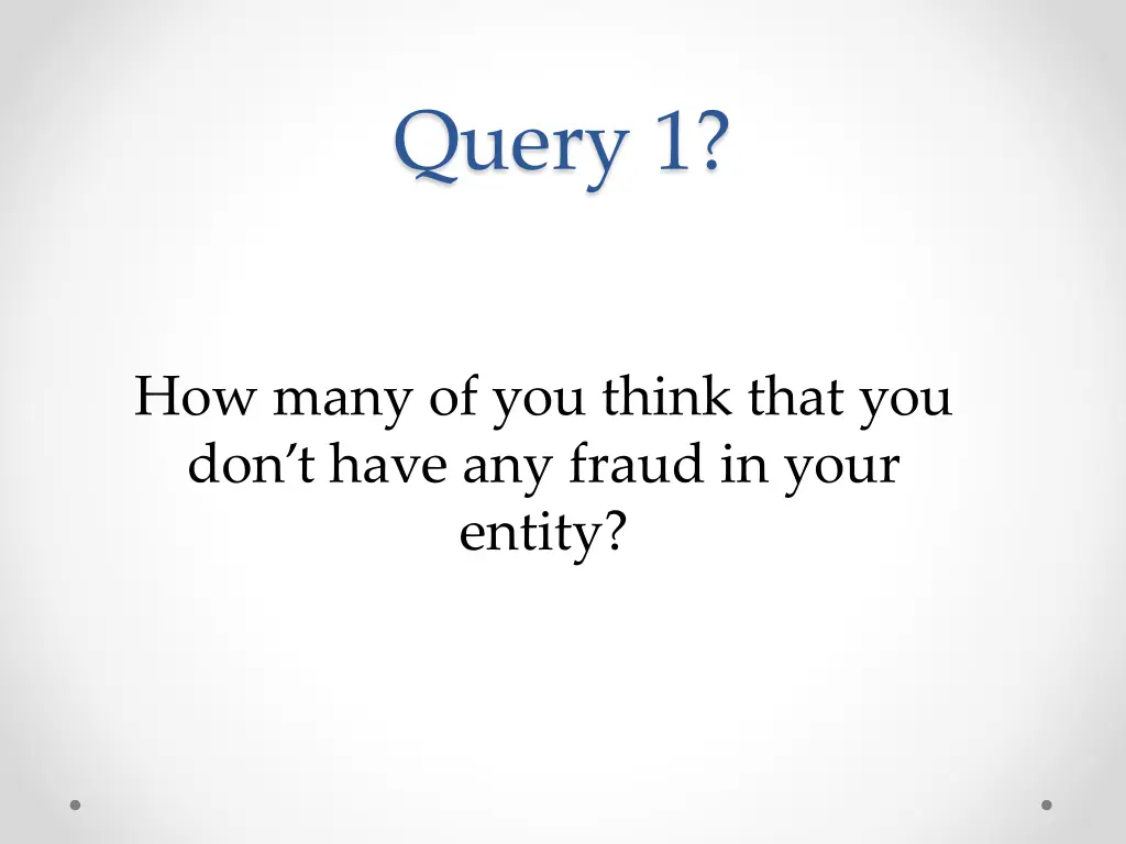 query 1