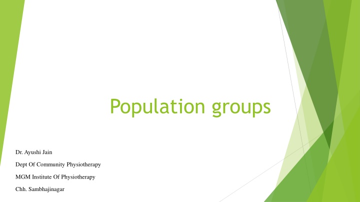 population groups