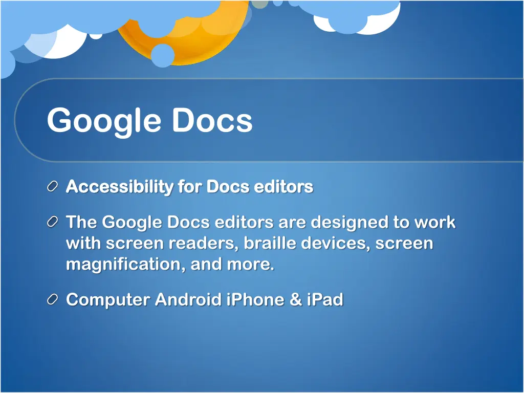 google docs