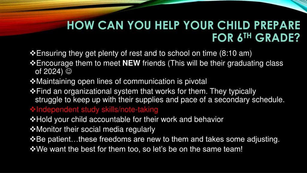 how can you help your child prepare
