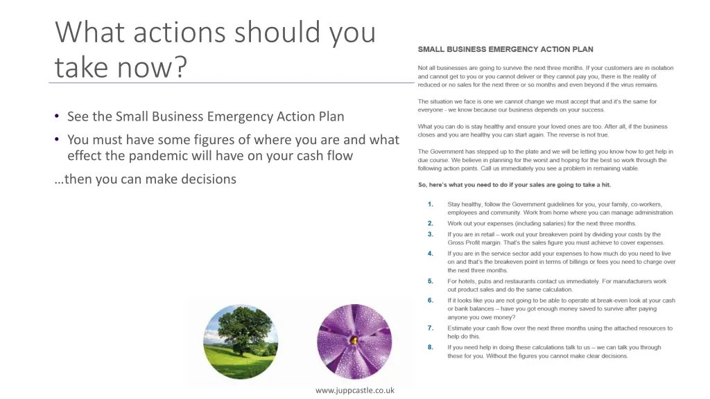 what actions should you take now