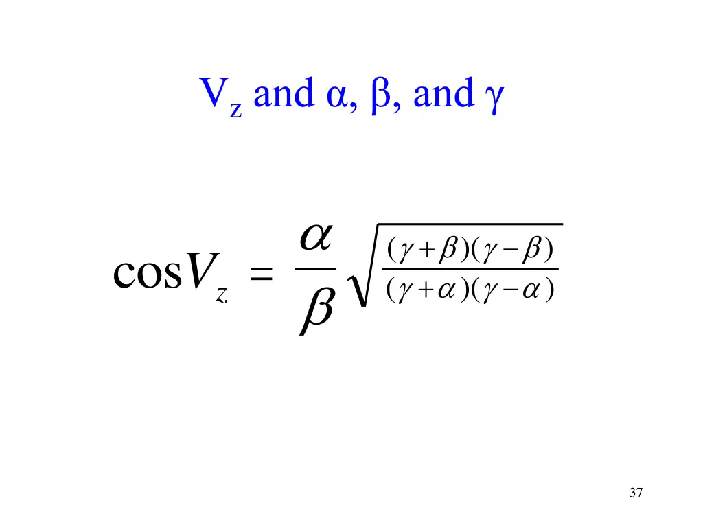 v z and and