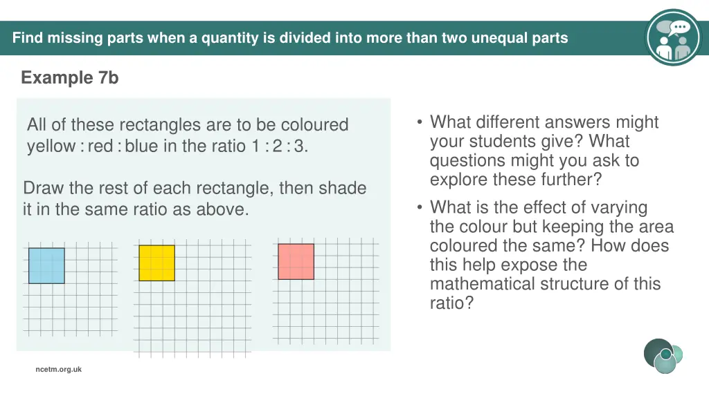 find missing parts when a quantity is divided 3