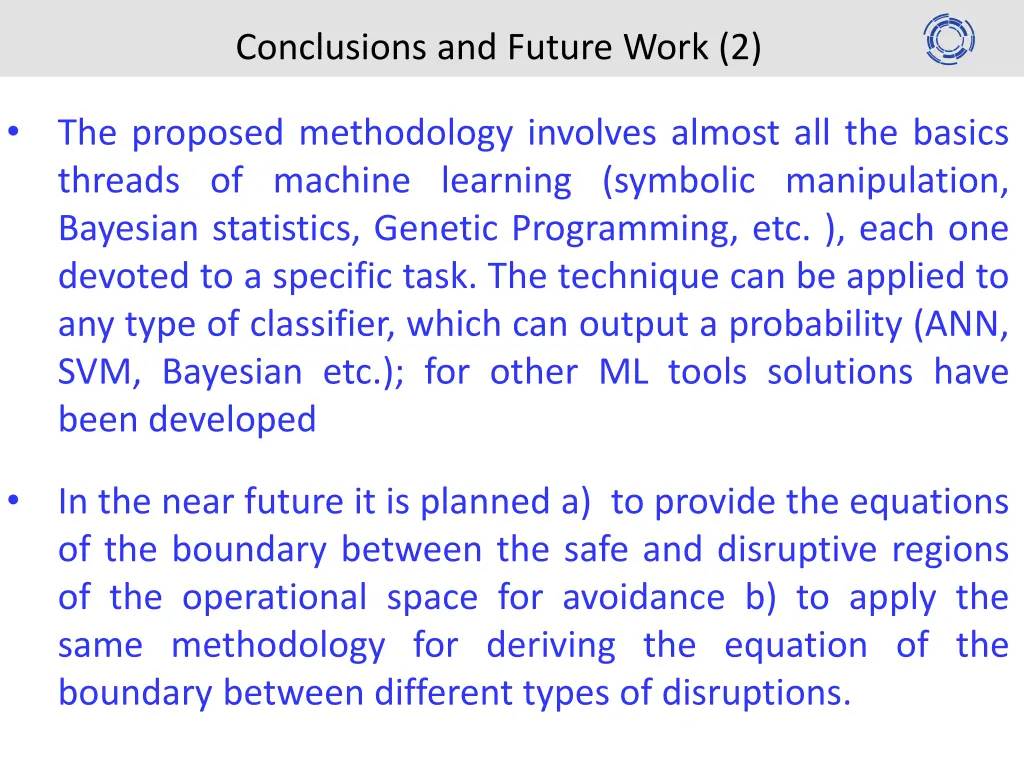conclusions and future work 2
