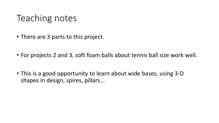 teaching notes