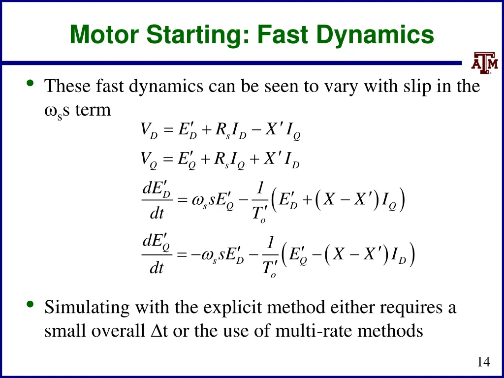 motor starting fast dynamics 1