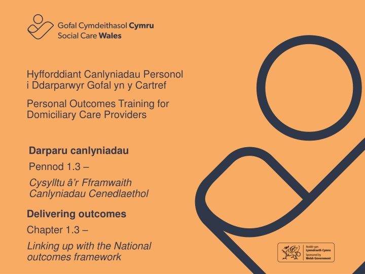 hyfforddiant canlyniadau personol i ddarparwyr