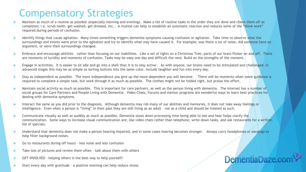 compensatory strategies