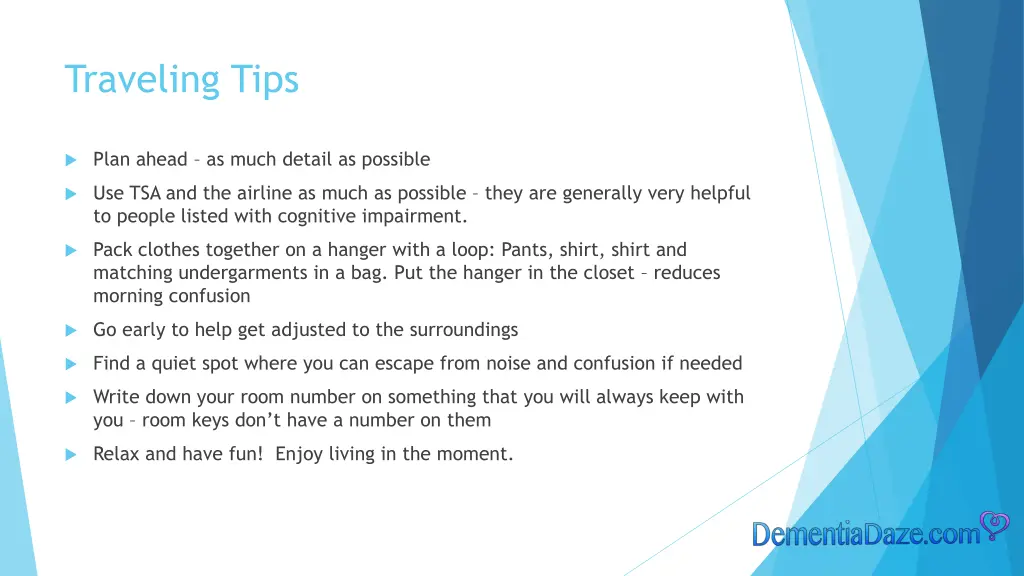 traveling tips