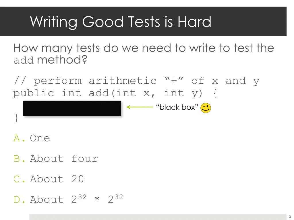 writing good tests is hard