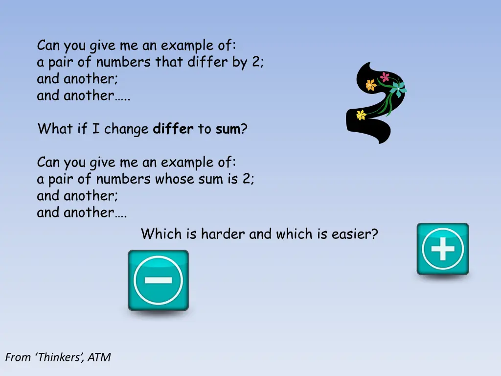 can you give me an example of a pair of numbers