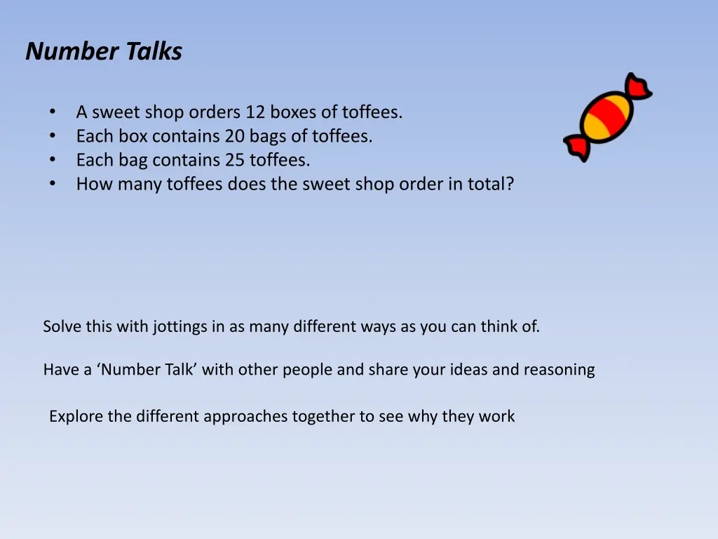 number talks 2