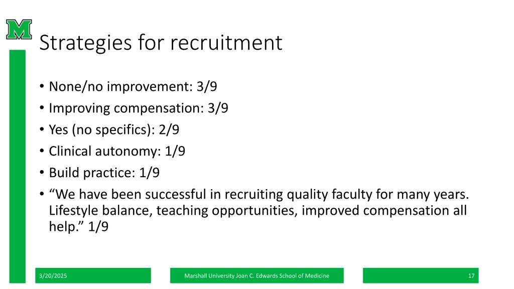 strategies for recruitment