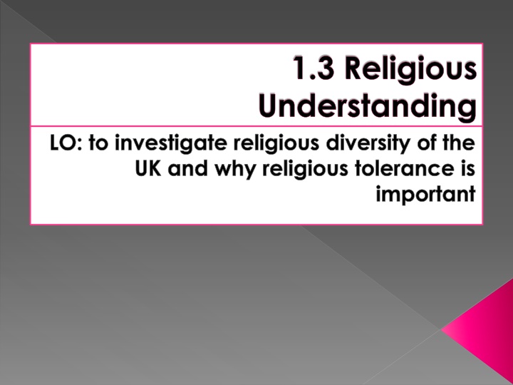 1 3 religious understanding