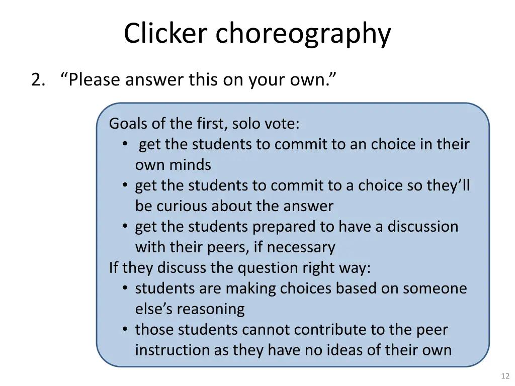 clicker choreography 2