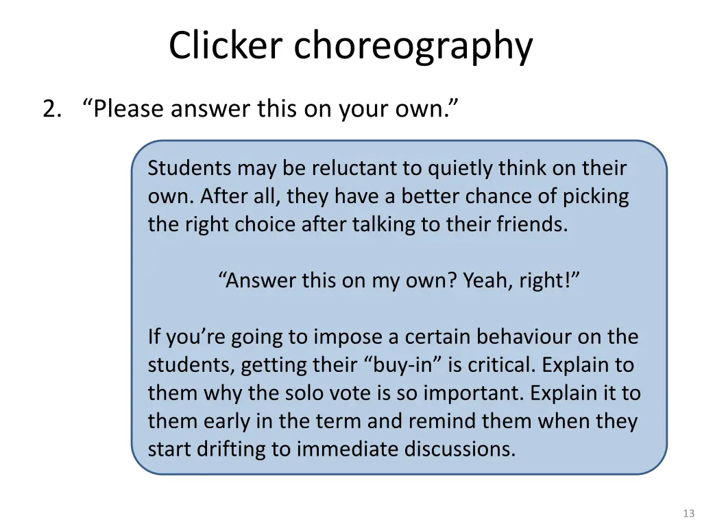 clicker choreography 3