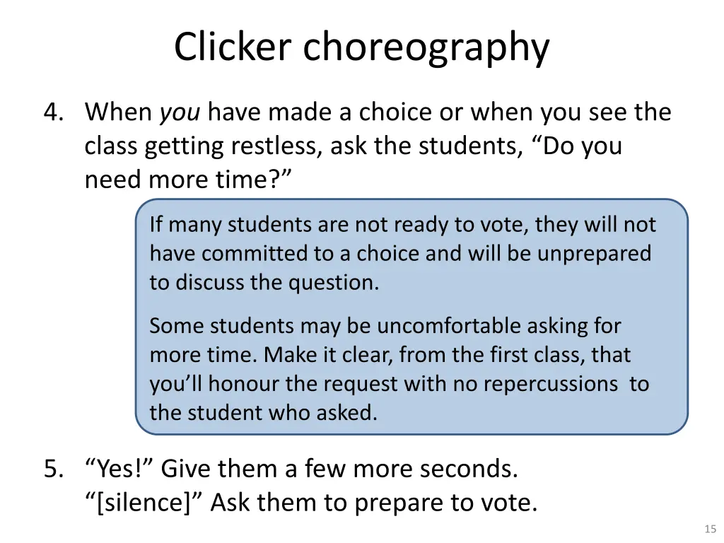 clicker choreography 5