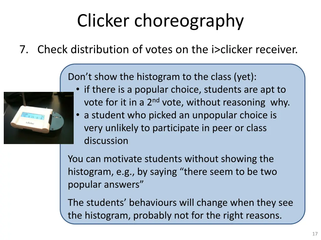 clicker choreography 7