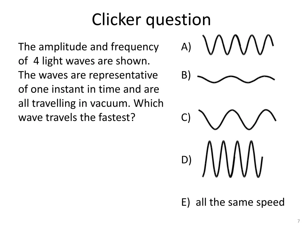 clicker question