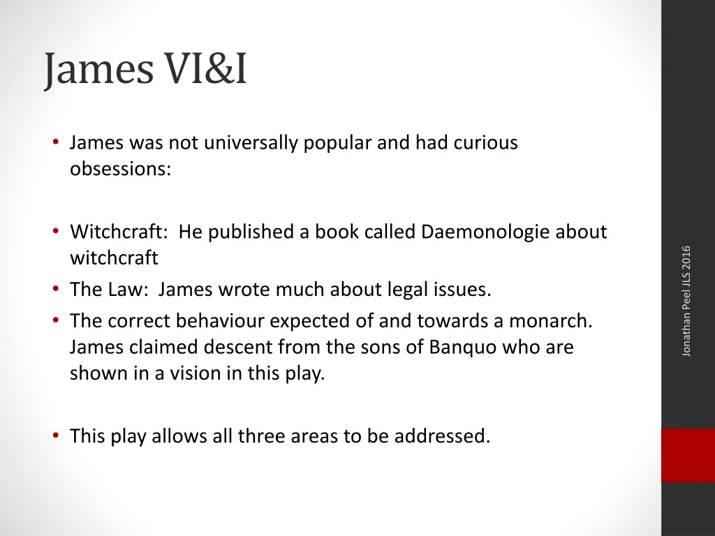 james vi i