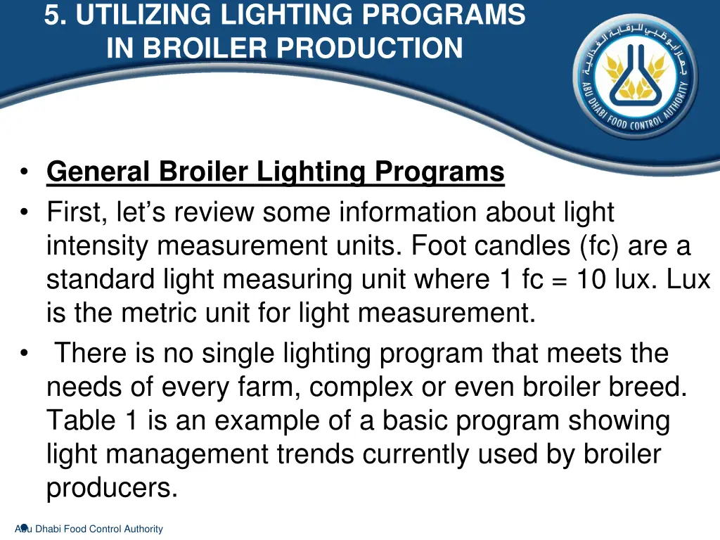 5 utilizing lighting programs in broiler 3