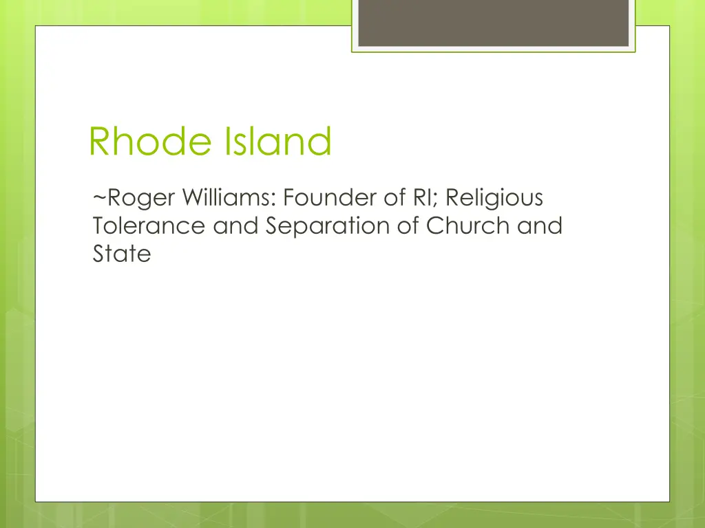 rhode island