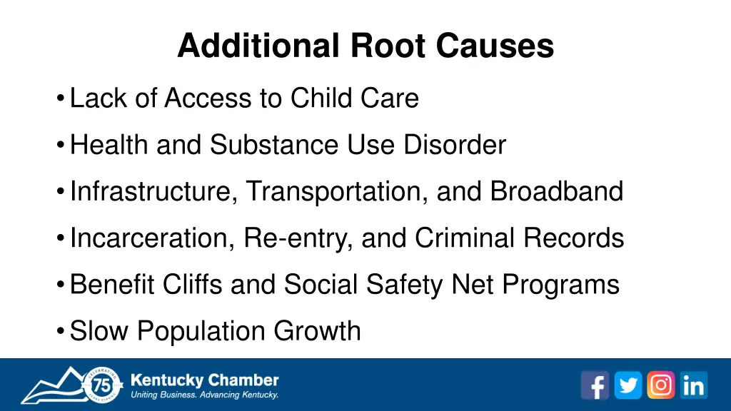 additional root causes