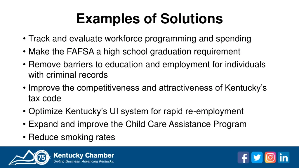 examples of solutions