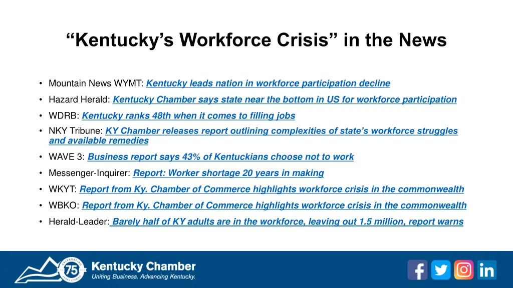 kentucky s workforce crisis in the news