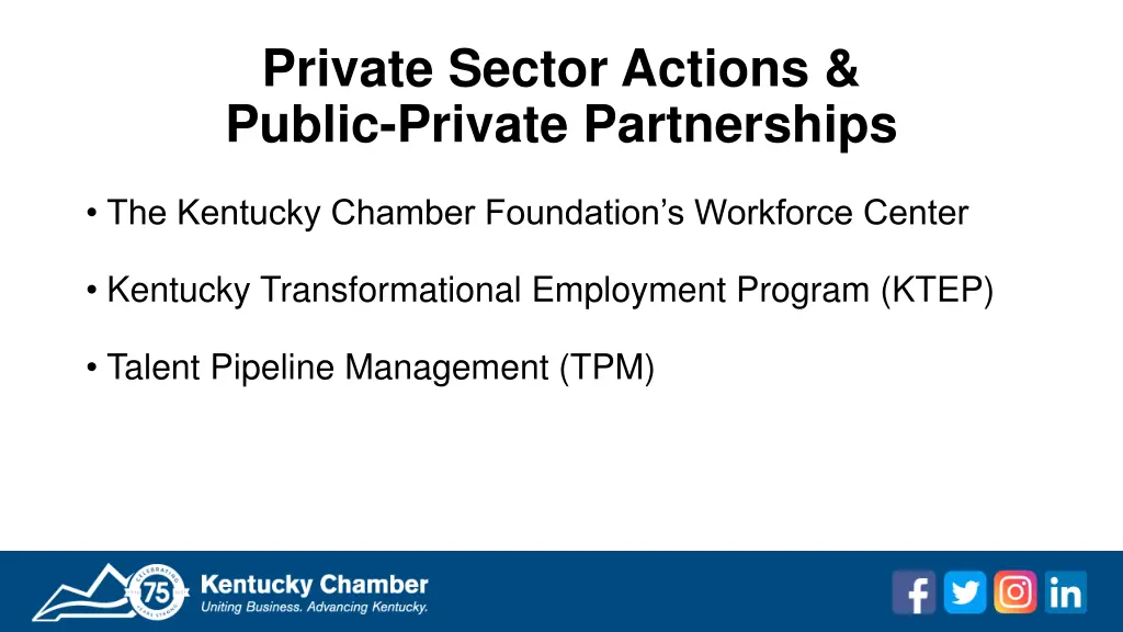 private sector actions public private partnerships