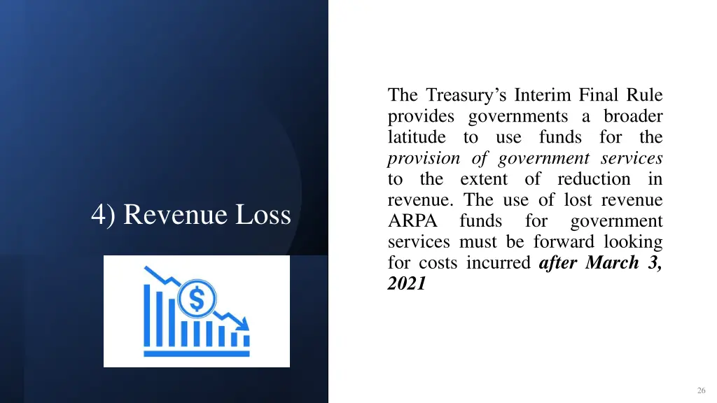 the treasury s interim final rule provides
