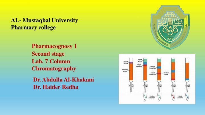 al mustaqbal university pharmacy college