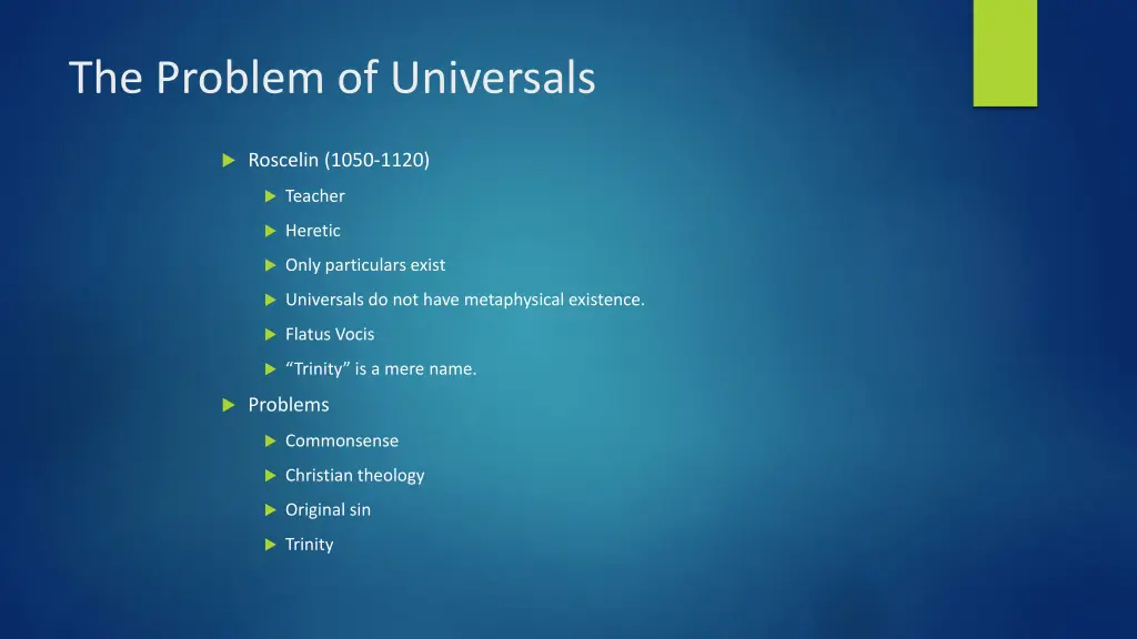 the problem of universals 5